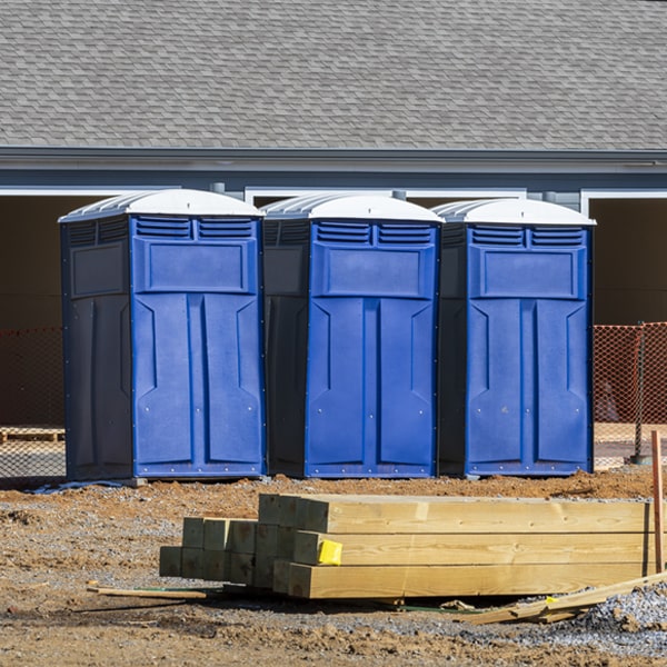 can i customize the exterior of the portable restrooms with my event logo or branding in Walnut Springs Texas